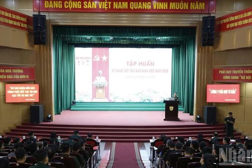 Học viện Quân y nâng cao năng lực công bố công trình khoa học trên các tạp chí uy tín