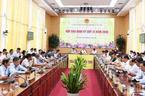 Cần Thơ họp báo định kỳ quý III năm 2026