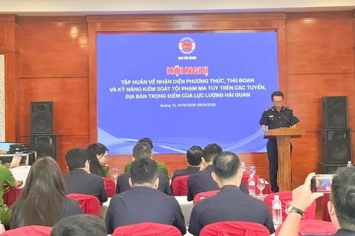Hải quan nâng cao kỹ năng nhận diện, kiểm soát tội phạm ma túy