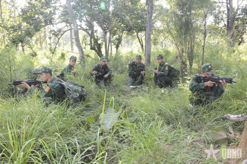 Bộ đội quân hàm xanh nơi rừng khộp