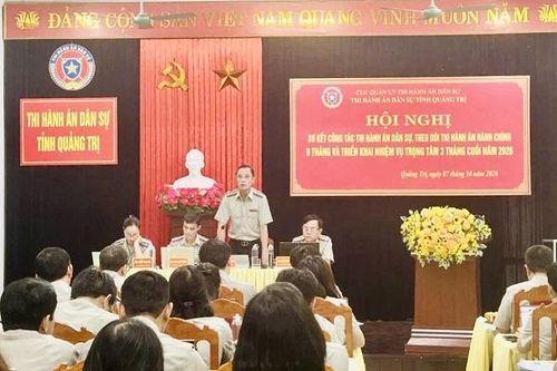 Thi hành án dân sự Quảng Trị: Tăng tốc hoàn thành chỉ tiêu năm 2026
