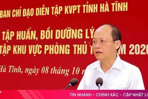 Nắm chắc nội dung, vận dụng sát thực tiễn trong diễn tập khu vực phòng thủ tỉnh Hà Tĩnh