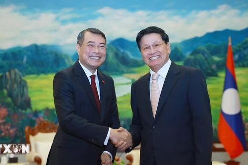 Thủ tướng Lê Minh Hưng hội kiến Tổng Bí thư, Chủ tịch nước Lào Thongloun Sisoulith