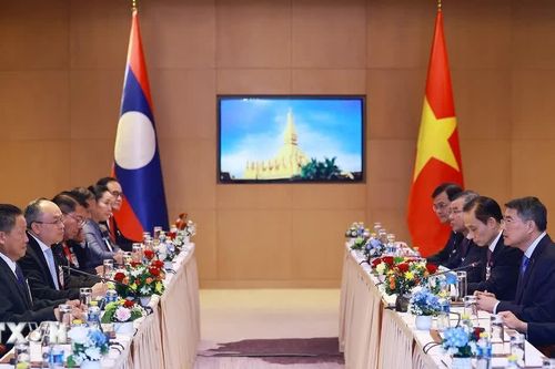 Thủ tướng Lê Minh Hưng tiếp lãnh đạo các tổ chức chính trị-xã hội của Lào