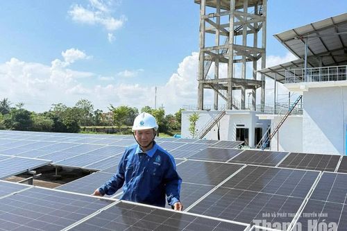 Năng lượng xanh - hướng đi bền vững trong sản xuất nước sạch