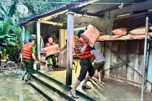 Phát huy vai trò xung kích của lực lượng công an trong phòng chống thiên tai