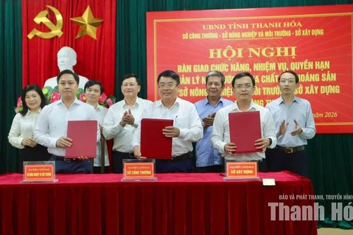 Chuyển giao chức năng quản lý địa chất, khoáng sản về Sở Công thương