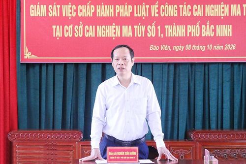 HĐND thành phố Bắc Ninh giám sát tại Cơ sở cai nghiện ma túy số 1