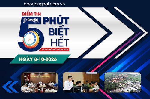 Điểm tin '5 phút biết hết' sáng 8-10: Tăng cường giải pháp vận hành hiệu quả các nền tảng số phục vụ người dân