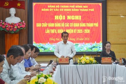 Đánh giá kết quả thực hiện nhiệm vụ 9 tháng của Đảng bộ các cơ quan Đảng thành phố Đồng Nai