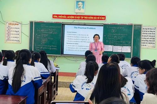 Mở không gian học tập mới từ những tiết học Toán bằng tiếng Anh
