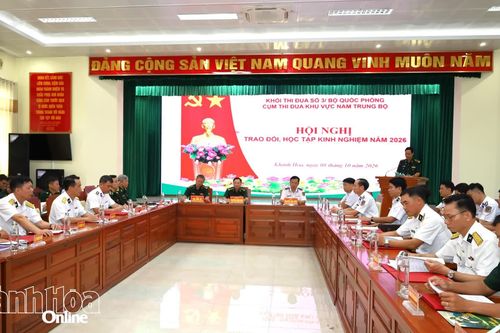 Cụm thi đua khu vực Nam Trung Bộ, Khối thi đua số 3, Bộ Quốc phòng học tập kinh nghiệm tại Khánh Hòa
