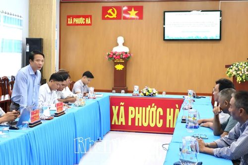 Xã Phước Hà làm việc với nhà đầu tư Dự án Trồng và chế biến các sản phẩm từ cây cao lương và dược liệu