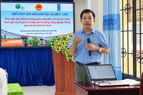 Diễn đàn đổi mới khí hậu đa bên tại Khánh Vĩnh