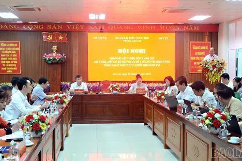 Đoàn đại biểu Quốc hội tỉnh lấy ý kiến góp ý vào 8 dự án luật trình Kỳ họp thứ 2, Quốc hội khóa XVI