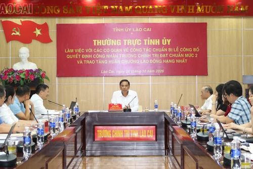 Phó Bí thư Thường trực Tỉnh ủy Hoàng Giang: Chuẩn bị chu đáo cho Lễ công bố quyết định công nhận Trường Chính trị tỉnh đạt chuẩn mức 2