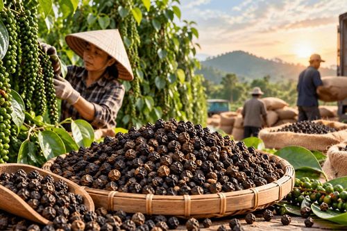 Giá tiêu hôm nay 8/10/2026: Giảm tới 1.500 đồng/kg, Lâm Đồng vẫn cao nhất cả nước