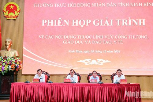 Thường trực HĐND tỉnh tổ chức phiên họp giải trình về các nội dung thuộc lĩnh vực công thương, giáo dục và đào tạo, y tế