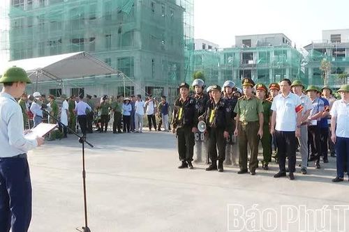 Phường Việt Trì tổ chức cưỡng chế kiểm đếm bắt buộc thực hiện giai đoạn 1 dự án Khu đô thị mới Tây Nam