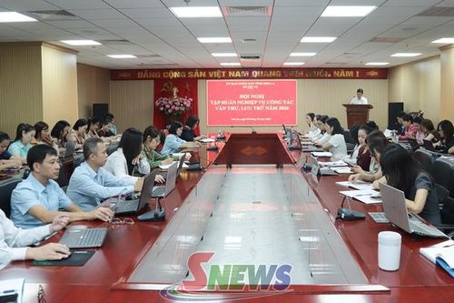 Hội nghị tập huấn nghiệp vụ công tác văn thư, lưu trữ năm 2026