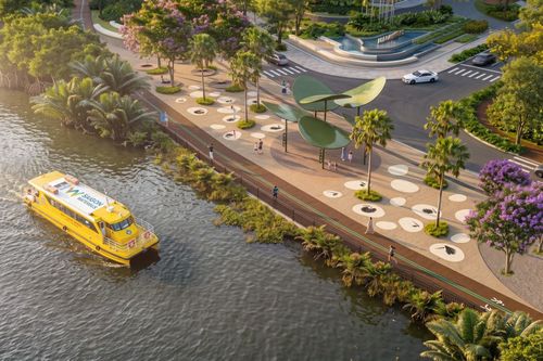 Palm City khởi công công viên và đường chạy bộ ven sông