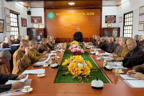 Lâm Đồng: Ban Thường trực Ban Trị sự Phật giáo tỉnh họp phiên đầu tiên sau Đại hội