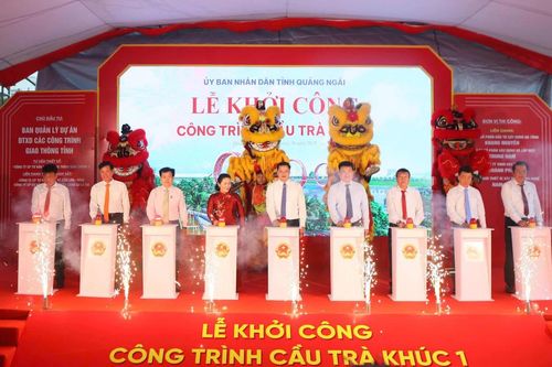Quảng Ngãi khởi công xây mới cầu Trà Khúc 1