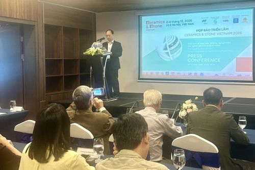 Hơn 350 doanh nghiệp hội tụ tại Ceramics & Stone Vietnam 2026