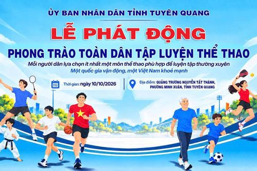 Tuyên Quang lan tỏa phong trào rèn luyện thể thao trong cộng đồng
