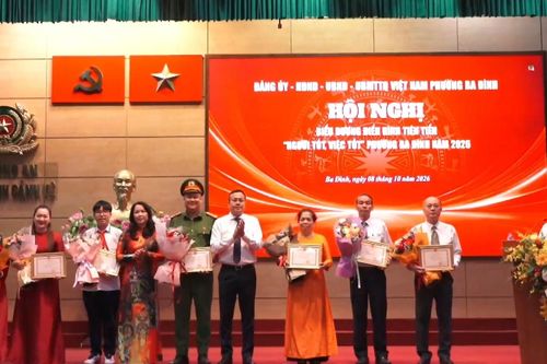 Phường Ba Đình biểu dương 'Người tốt, việc tốt' năm 2026