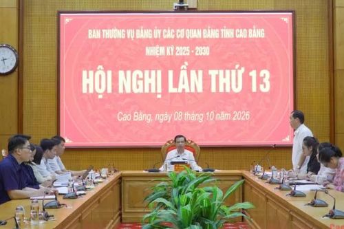 Hội nghị lần thứ 13 Ban Thường vụ Đảng ủy các cơ quan Đảng tỉnh