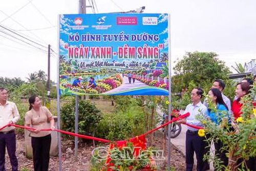 Vĩnh Mỹ ra mắt mô hình tuyến đường 'Ngày xanh - Đêm sáng'
