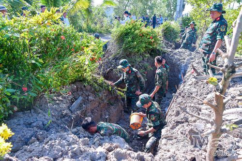 Tìm kiếm, quy tập hài cốt liệt sĩ tại Xã Hồ Thị Kỷ