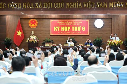 Kỳ họp thứ 6 HĐND tỉnh Cà Mau quyết nghị 12 nội dung quan trọng