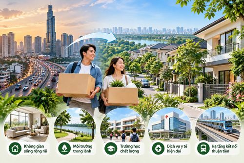 Người trẻ rời trung tâm, chọn vùng ven để đổi lấy chất lượng sống