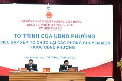 Phường Việt Hưng kiện toàn bộ máy, nâng hiệu quả quản lý