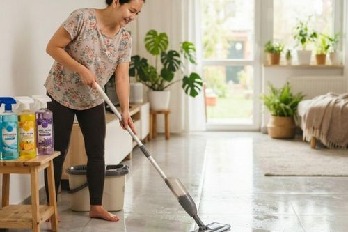 Nước lau nhà có mùi thơm có thể tạo hạt siêu mịn xâm nhập sâu vào phổi