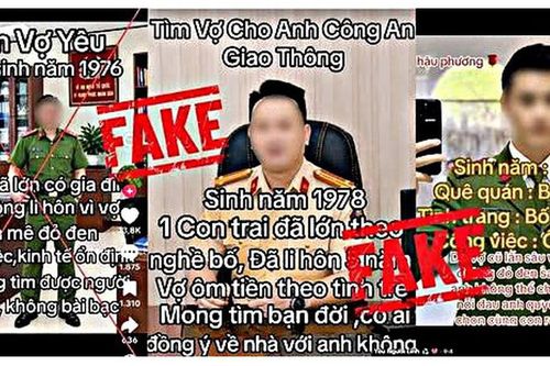 Cẩn thận trước những video 'công an tìm vợ' hút hàng trăm nghìn lượt xem