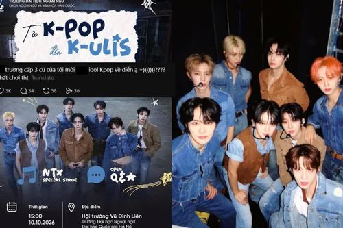 Một trường THPT ở Hà Nội đón idol K-Pop về biểu diễn, kết nối văn hóa - âm nhạc