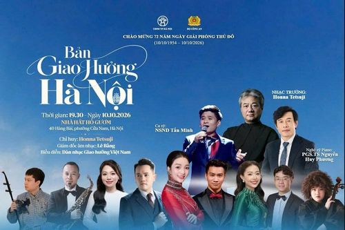 'Bản giao hưởng Hà Nội': Ngân vang dòng chảy nghìn năm văn hiến