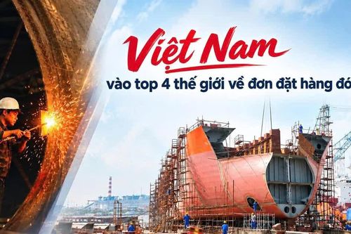 Việt Nam vào top 4 thế giới về đơn đặt hàng đóng tàu