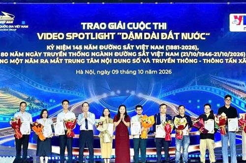 Trao giải các cuộc thi chào mừng 145 năm xây dựng và phát triển Đường sắt Việt Nam