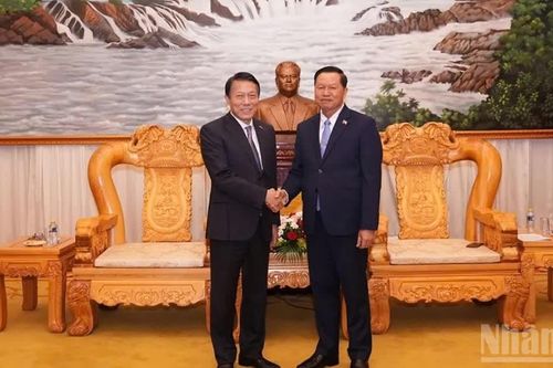 Hợp tác an ninh tiếp tục là trụ cột quan trọng trong quan hệ Việt Nam-Lào