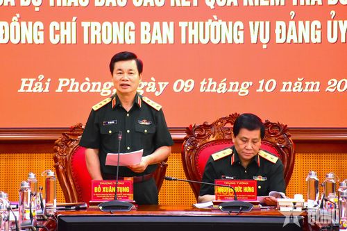 Thông qua dự thảo báo cáo kết quả kiểm tra đối với Đảng ủy Quân khu 3 và các đồng chí trong Ban Thường vụ Đảng ủy Quân khu 3