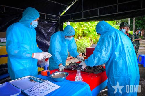 An Giang hoàn thành lấy mẫu sinh phẩm hài cốt liệt sĩ trước thời hạn