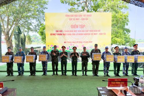 Lữ đoàn 649, Cục Xe máy-Vận tải hoàn thành diễn tập chỉ huy-tham mưu một bên hai cấp