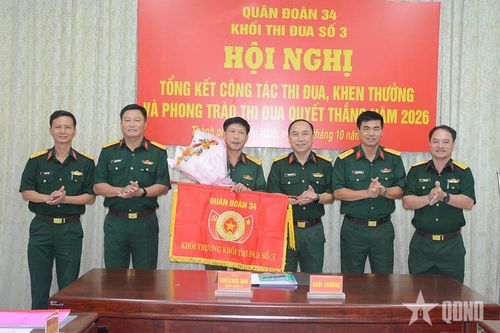 Khối thi đua số 3 (Quân đoàn 34) thực hiện hiệu quả phong trào Thi đua Quyết thắng
