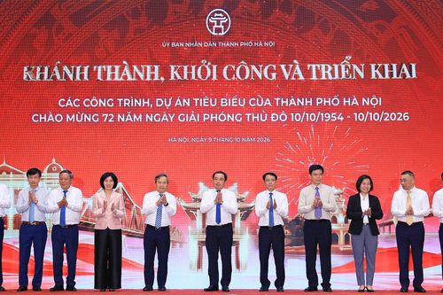 Hà Nội khánh thành, khởi công 18 công trình, dự án chào mừng kỷ niệm Ngày Giải phóng Thủ đô