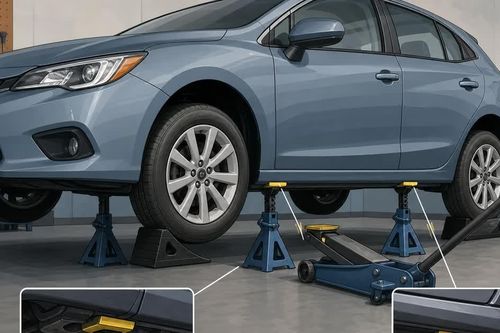 Cách nâng ô tô an toàn để tránh tai nạn nghiêm trọng