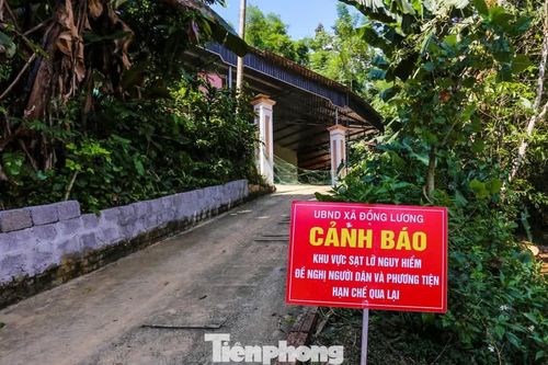 Cận cảnh khu vực Thanh Hóa vừa công bố tình huống khẩn cấp do sạt lở